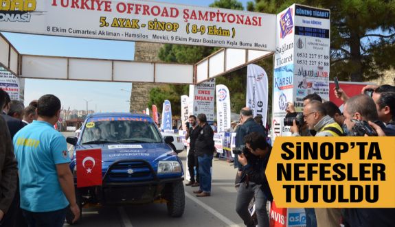 Türkiye Off-Road Şampiyonası 5. Ayak yarışları Sinop Off-Road Kulübü’nün (SİNOFF) ev sahipliğinde Sinop’ta yapıldı. Yarışların sonucunda SapancaOff-Road Kulübünden Hüseyin Memi ve Ali Pertev ikilisi 113 puanla 1. oldu. ile ilgili görsel sonucu