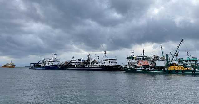 Karadenizli balıkçılar Sinop limanına sığındı
